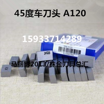 Zhuzhou carbide 45 degree welding end face turning head YT15 YT5 YG8 YW1 YW2 yg6 A120