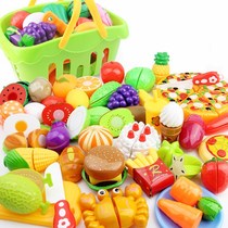 Cut vegetables cut vegetables velcro boy girl simulation baby play cut fruit toys over the house kitchen set