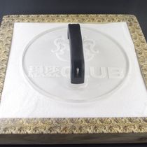 Engraved seal hotel trash can fine sand white sand mold logo pattern mold sand printing mold custom