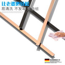 Zhiyong T-strip pressure strip Floor edging edge Aluminum alloy metal strip wood finish Closed pressure strip t-strip edge wooden door