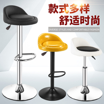 Bar chair High foot bar chair Lift bar stool Bar front desk chair Modern simple bar chair Fashion backrest chair