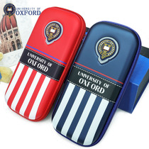 Oxford University pencil bag Primary school boy three-dimensional pen box British style creative large capacity stationery box for men and women children tide