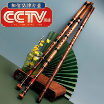 Professional performance beginner high-end cave flute instrument long Xiao six hole eight hole G G tone F tune introduction ancient style purple bamboo with root Xiao