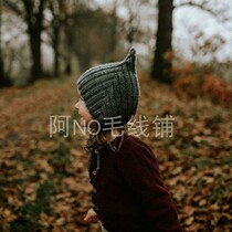 Elf hat ins Wind childrens lace-up pointy hat A No Chinese weaving graphic text description drawing