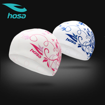Haosha swimming cap fashion printed women adult silicone swimming cap professional long hair waterproof 115171138
