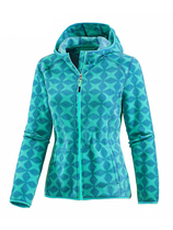 BAOBAB polar fleece jacket womens autumn new windproof plus velvet loose outdoor printing cardigan hooded fleece