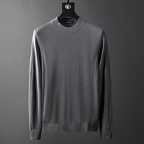 Wearing a zero-burden machine washable Merino 16-pin half turtleneck sweater base shirt men wear knitwear men wear knitwear men wear knitwear men wear knitwear men wear knitwear men