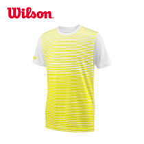 Wilson Wilson childrens Tennis T-shirt Short-sleeved sports T-shirt round neck striped spring and summer cool WRA767205