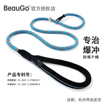 BeauGo Bebaotier Dogs Traction Rope P Chain Neckline Integrated Puppies Training Large Dog Pet Supplies