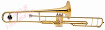 Three vertical key alto trombone (piston trombone vertical key trombone)Bb tone Valve trombone