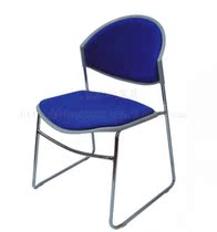 Bow office chair simple training institution table and chair meeting chair glue chair plastic back chair dining chair stackable