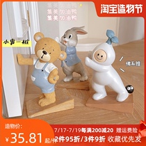 Door stopper door door door stopper anti-opening cute door stopper outer door hotel security lock anti-theft door portable