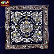 Batik tablecloth Miao batik painting wall-mounted tablecloth square tablecloth bird flower picture 115 * 115CM