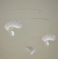 Danish Flensted Mobile scallop shape silent wind chime pendant air balance pendant decoration Nordic