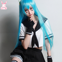 Send socks bump lemon girl An Li Jie world cos clothing cosplay sailor clothing JK uniform wig