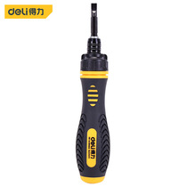 Del tool 6x180mm retractable ratchet dual-use screwdriver ten-word screwdriver DL626011