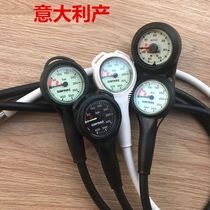 Diving barometer imported from Italy one-way table residual pressure gauge two-cylinder pressure gauge triple meter