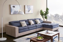 Milan International Two Rooms One Hall Guest Dining Room Dining Room Large Bed Full House Suit Cloth Art Sofa Rock Board Tea Table TV Cabinet