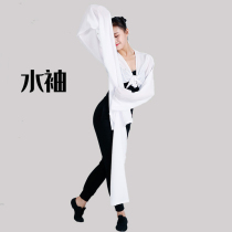 Red dance shoes Tibetan Dance Dance supplies folk dance sleeves practice grade examination classical adult children chiffon female 9021
