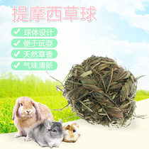 Rabbit Dragon Cat Dutch Pig Guinea Pig Toy Grinding with Tooth Moses Grass Compiling Toy Grass Ball Side Nibble Side Play
