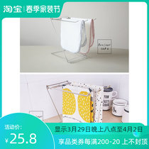 Spot Kitchen Countertop Containing Shelf Foldable Dishcloth Rag Towel Rack Towel Rack Table Shelving Shelf
