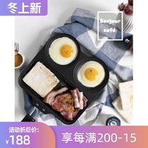 Spot Japan imported Frying Pan Pan three-in-one breakfast pot egg steak pan non-stick sandwich