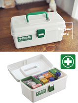 Spot Japan Import Family Medicine Case Multifunction Medicine Case Plastic First Aid Kit Portable Small Toolbox