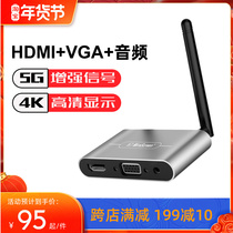 On-screen wired wireless mobile phone connection TV projector HD computer screen vga display AV video