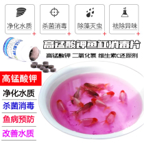 Potassium permanganate fish tank disinfection and sterilization goldfish koi Tortoise Sterilization aquarium sterilization concentrated plant sterilization
