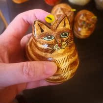 Nepal India handmade paper shell painted jewelry box cat rabbit duck pen box boxwood carving baby elephant elephant elephant