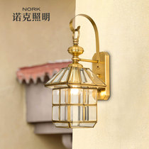 NORK Nock Lamps All Copper Wall Lamps Living Room Backwall Corridor Entrance Stairs Bedroom Bedside Lighting GD3873