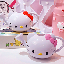 Cartoon Hello Kitty cute watering pot baby bath sprinkling kettle household small childrens toys plastic watering dishes