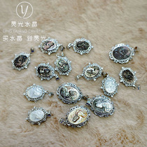 A shell technique on the tip of a knife immortal inheritance of natural shell relief 3D three-dimensional pendant