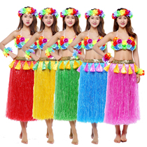 Hula dance suit Hawaiian hula factory direct belly dance costume suit hula thickened 6-piece set