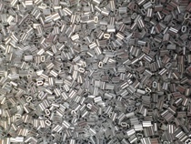 Wire rope 8-shaped hole 2 5mm aluminum sleeve aluminum buckle aluminum Chuck