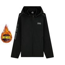 361 Degree Men plus velvet 2020 Autumn Winter sports hooded coat warm velvet windbreaker 552034613