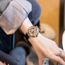 In 2021 the new counter adopts Swarovski Element Heavy Watch female mechanical watch light luxury brand