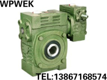 Factory direct WPWEK135-200#two-stage worm gear worm iron shell reducer reducer reducer