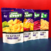 Naked price pro sale Vietnam imported Tata jackfruit banana cheese Purple potato vegetable mixed fruits and vegetables dried puffed