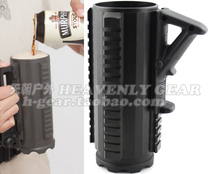 The new version of the 2nd generation thickened version of Battle Mug aviation aluminum CNC tactical mug large cup triangle handle section