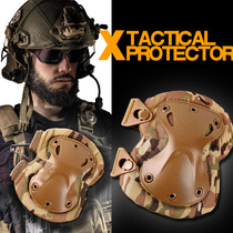 Transformers tactical protective gear special forces CS field knee protection elbow camouflage outdoor mountaineering pulley sports protective gear