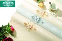 Huari Wall cloth modern simple European style pastoral living room bedroom wall cloth embroidered wall seamless environmental protection wall cloth