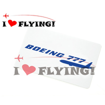 I love flying) Boeing BOEING777 cute plane bus card sticker ID card meal card sticker