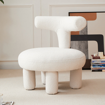 Lamb Suede Single Sofa Chair Balcony Living Room Net Red Designer Childrens Bedroom Clothing Shop Light Lavish Sloth Sofa