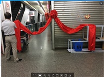 Awards and Commendation Ribbon Cutting wedding car red silk cloth satin big red flower ball big red flower to send silk belt new car safflower