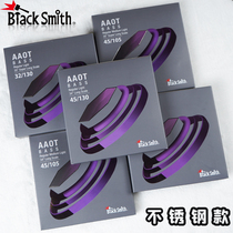 Blacksmith Korean AAOT reinforced coated stainless steel 4 5 6 string multi-specification anti-rust electric bass strings