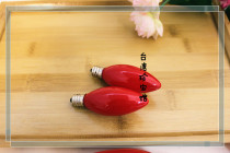 Buddha front light bulb tungsten bulb red bulb lotus lamp wave lamp universal E12 E14j red bulb