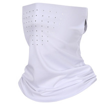 Summer golf men Ice Silk sunscreen mask outdoor sports thin breathable neck collar face mask UV protection