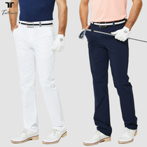 Golf pants Men slim straight trousers summer thin breathable golf clothing mens quick-drying hot-free ball pants