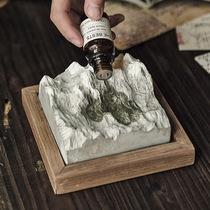  Fire-free aromatherapy Essential oil diffuser stone decoration Home indoor durable bedroom room sleep incense Office fragrance